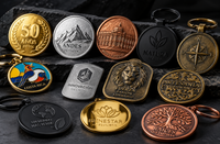 Acabados de artículos metálicos personalizados en oro, plata, cobre, negro, esmaltado, grabado y relieve Acabados de artículos metálicos personalizados en oro, plata, cobre, negro, esmaltado, grabado y relieve