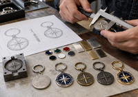Proceso de fabricación de llaveros metálicos personalizados a medida Proceso de fabricación de llaveros metálicos personalizados a medida