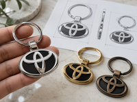 Llaveros metálicos personalizados a medida fabricados por PromoMetal