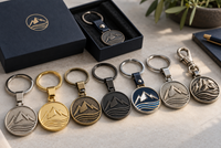 Opciones de personalización y acabados para llaveros metálicos Opciones de personalización y acabados para llaveros metálicos
