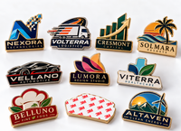 Pins metálicos adhesivos personalizados con logos de empresas de diferentes sectores, acabados esmaltados y reverso con adhesivo Pins metálicos adhesivos personalizados con logos de empresas de diferentes sectores, acabados esmaltados y reverso con adhesivo